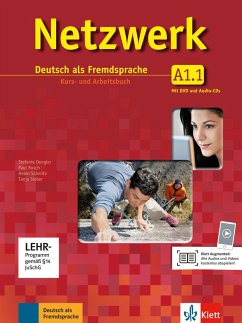 Netzwerk A1 in Teilbänden - Kurs- und Arbeitsbuch, Teil 1 mit 2 Audio-CDs und DVD - Schmitz, Helen; Dengler, Stefanie; Mayr-Sieber, Tanja; Scherling, Theo; Rusch, Paul