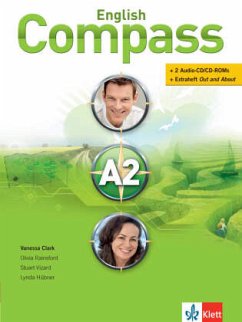 Students Book, m. 2 Audio-CD/CD-ROMs u. Extraheft 'Out and About' / English Compass A2