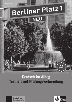 Berliner Platz 1 NEU - Testheft mit Prüfungsvorbereitung 1 mit Audio-CD - Rohrmann, Lutz