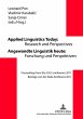 Applied Linguistics Today: Research and... - Bild 1
