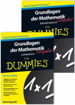 Lernpaket Grundlagen der Mathematik für Dummies, 2 Bde. - Zegarelli, Mark
