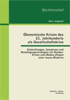 Ökonomische Krisen des 21. Jahrhunderts als Gesellschaftskrise: Entwicklungen, Symptome und Bewältigungsstrategien von Risiken, Krisen und (Neben-)Folgen einer neuen Moderne - Jungtäubl, Marc