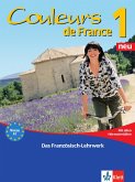 Couleurs de France Neu 1 - Lehr- und Arbeitsbuch mit Beiheft "Extra" und allen Hörmaterialien
