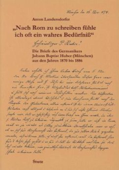 Nach Rom zu schreiben fühle ich oft ein wahres Bedürfniß Nach Rom zu schreiben fühle ich oft ein wahres Bedürfniß
