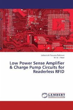 Low Power Sense Amplifier & Charge Pump Circuits for Readerless RFID