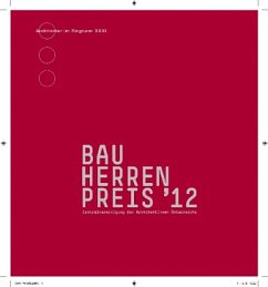 Cover Bauherrenpreis 2012