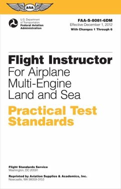 Flight Instructor Practical Test Standards for Airplane Multi-Engine Land and Sea (2024) - Federal Aviation Administration (Faa); U S Department of Transportation