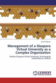 Management of a Diaspora Virtual University as a Complex Organization - Filipovic, Jovan