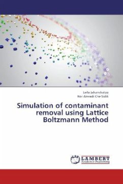 Simulation of contaminant removal using Lattice Boltzmann Method
