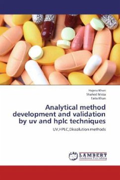 Analytical method development and validation by uv and hplc techniques - Khan, Hajera;Mirza, Shahed;Khan, Faria