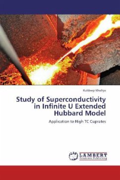 Study of Superconductivity in Infinite U Extended Hubbard Model