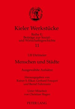 Menschen und Städte - Fouquet, Gerhard;Elkar, Rainer S.;Fuhrmann, Bernd