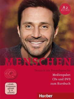 Menschen - Deutsch als Fremdsprache. Menschen A2. Medienpaket Audio-CD und DVD zum Kursbuch / Menschen - Deutsch als Fremdsprache A2 - Habersack, Charlotte; Pude, Angela; Specht, Franz