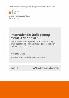 Internationale Endlagerung radioaktiver Abfälle - Dietze, Wolfgang