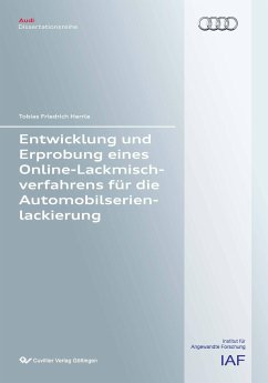 Entwicklung und Erprobung eines Online-Lackmischverfahrens für die Automobilserienlackierung - Herrle, Tobias Friedrich