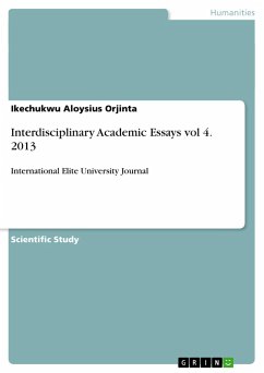 Interdisciplinary Academic Essays vol 4. 2013