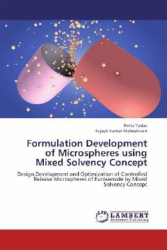 Formulation Development of Microspheres using Mixed Solvency Concept