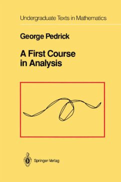 A First Course in Analysis - Pedrick, George