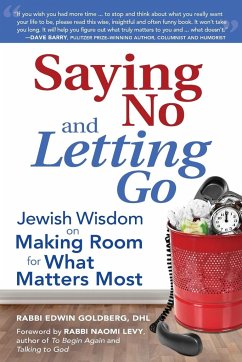 Saying No and Letting Go - Goldberg, DHL Rabbi Edwin