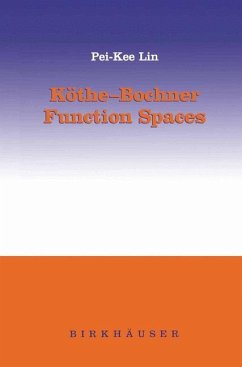 Köthe-Bochner Function Spaces - Lin, Pei-Kee