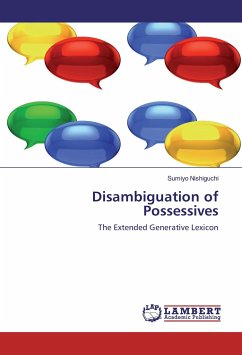 Disambiguation of Possessives - Nishiguchi, Sumiyo