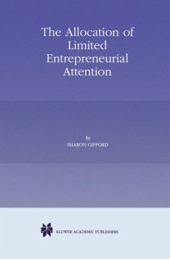 The Allocation of Limited Entrepreneurial Attention - Gifford, Sharon
