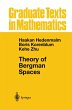 Theory of Bergman Spaces - Bild 1