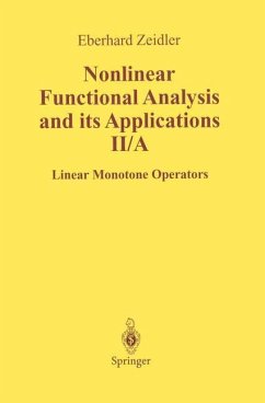 Nonlinear Functional Analysis and Its Applications - Zeidler, E.