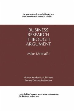 Business Research Through Argument - Metcalfe, Mike