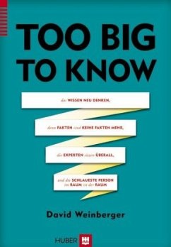 Too Big to Know - Weinberger, David