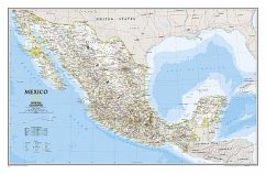 National Geographic Mexico Wall Map - Classic (34.5 X 22.5 In) - National Geographic Maps