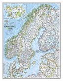 National Geographic Map Scandinavia, Planokarte