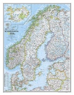 National Geographic Map Scandinavia, Planokarte - National Geographic Maps