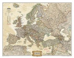 Cover National Geographic Map Europe Executive, Planokarte