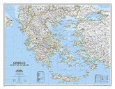 National Geographic Map Greece and the Aegean, Planokarte