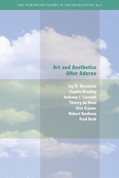 Art and Aesthetics After Adorno - Bernstein, J. M.; Brodsky, Claudia; Cascardi, Anthony J.