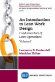 An Introduction to Lean Work Design An Introduction to Lean Work Design