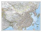 National Geographic Map China, Planokarte
