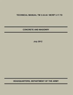 Concrete and Masonry - U. S. Army Training &. Doctrine Command; U. S. Department Of The Army