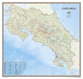 National Geographic Costa Rica Wall Map (38 X 36 In)