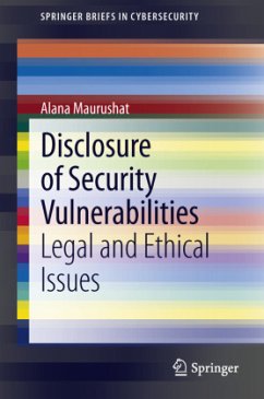 Disclosure of Security Vulnerabilities - Maurushat, Alana