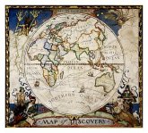 National Geographic Map of Discovery, Eastern Hemisphere Wall Map (19 X 21 In)