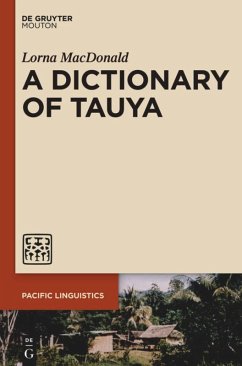 A Dictionary of Tauya - MacDonald, Lorna