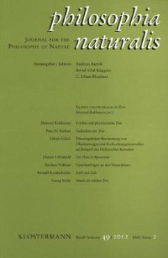 Cover Philosophia Naturalis / Erlebte und physikalische Zeit