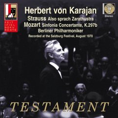 Sinfonie Concertante K 297b/Also Sprach Zarath. - Karajan,Herbert Von/Berliner Philharmoniker