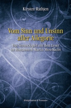 Cover Vom Sinn und Unsinn aller Allegorie