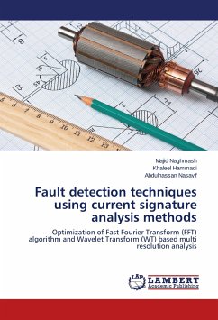 Fault detection techniques using current signature analysis methods