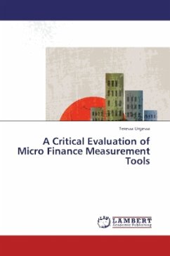 A Critical Evaluation of Micro Finance Measurement Tools