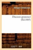 Discours Prononcé (Éd.1885)