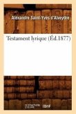 Testament Lyrique (Éd.1877)